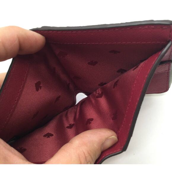 Kate Spade New York Eva Exotic Snake LZip Small Bifold Wallet - Picture 5 of 7